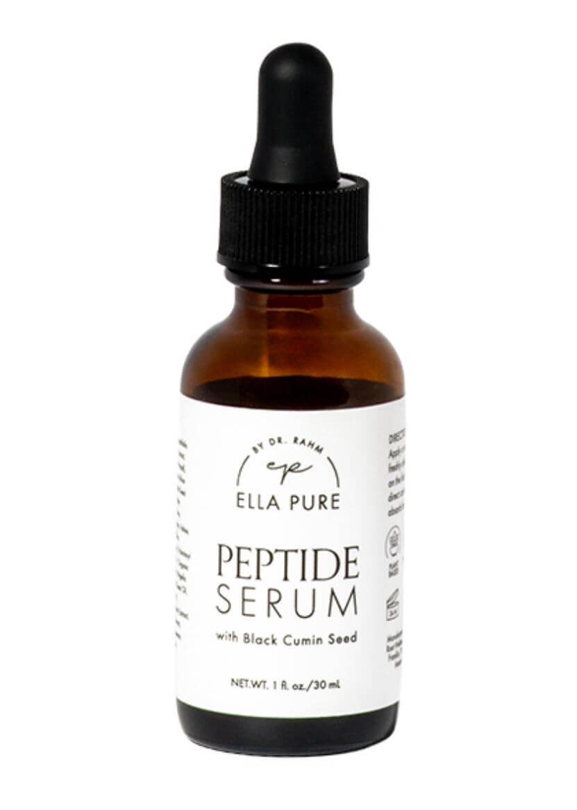 Ella Pure Peptide Serum with Black Cumin Seed product bottle by Dr. Rahm