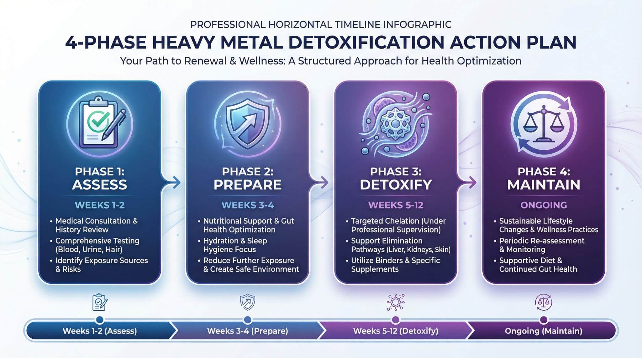 4-phase heavy metal detoxification action plan from assessment to maintenance