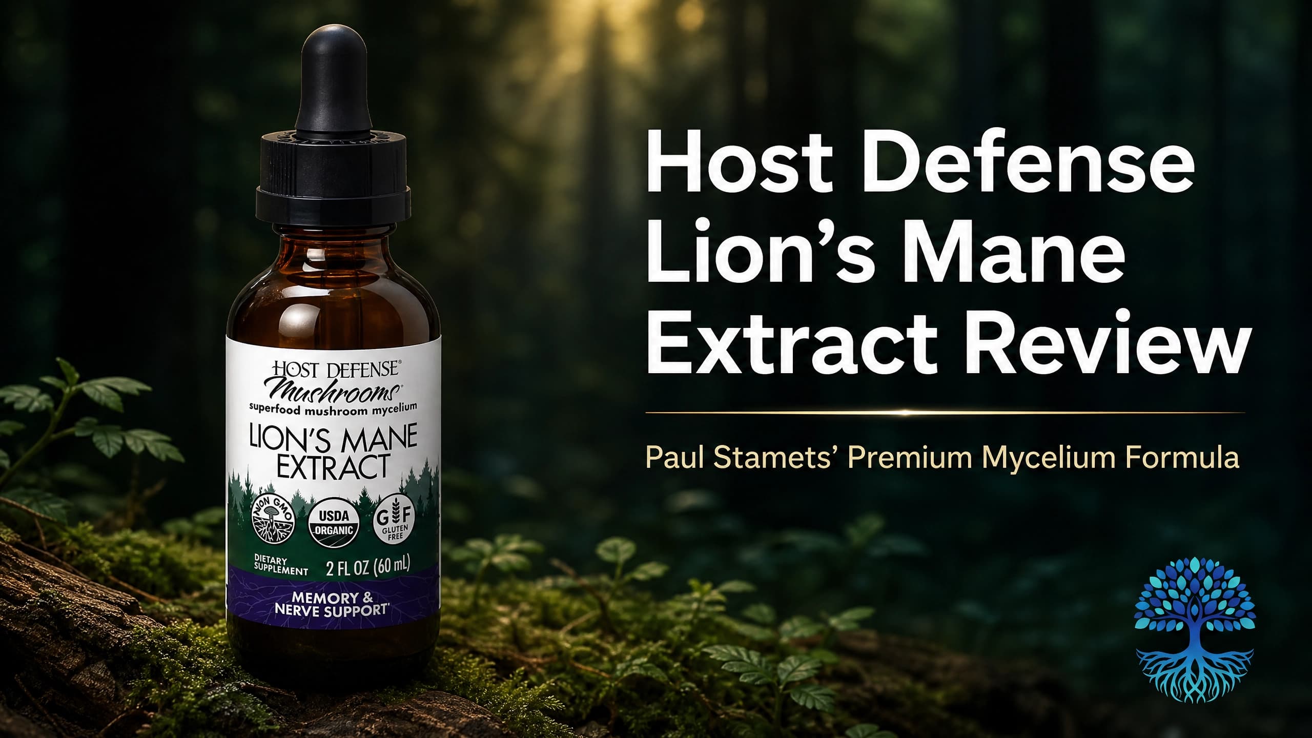 Host Defense Lion's Mane Extract Review: Paul Stamets' Premium Mycelium Formula for Memory & Nerve Support